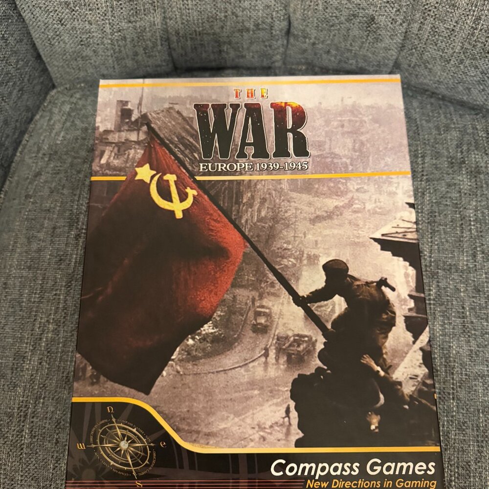The War: Europe 1939-1945 (open, unpunched, cards factory sealed) Compass Games
